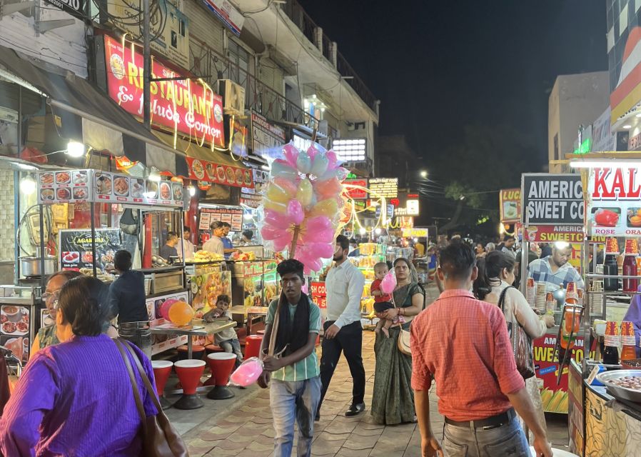 Agra: Sadar Bazar Food Market Night Walking Tour by Tuk-Tuk - Hotel pickup begins the tour on easy terms