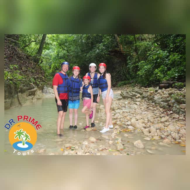 Amber Cove-Taino Bay 7 Damajaguas Water Falls + Local Food. - Safety Gear and the Feel of the River Route