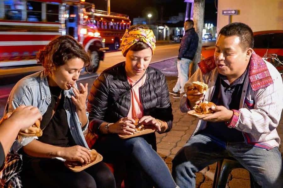 Antigua Local: Evening Street Food Tour with Dinner - First stop: Floreventos and Búfalos