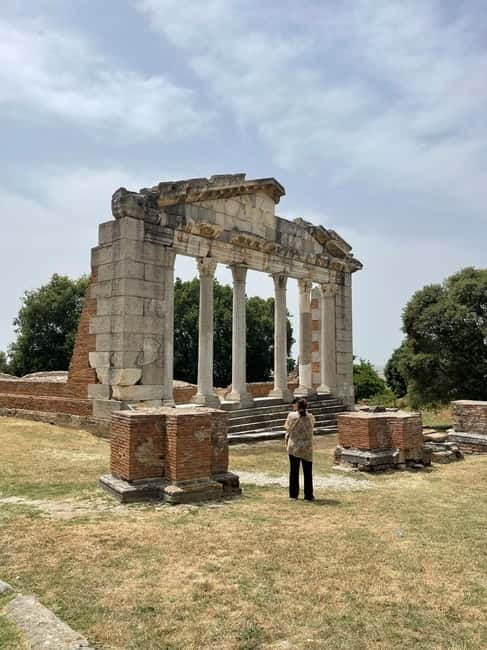 Apollonia & Durres | History & Local Food - Apollonia’s Temple of Artemis and public buildings