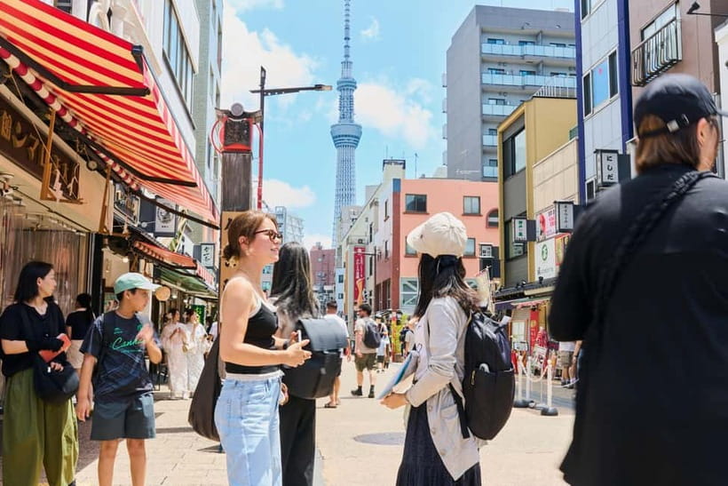 Asakusa: 2-Hour History Walking Tour & Local Food Tasting - Samurai and ninja goods, with a lighter stop
