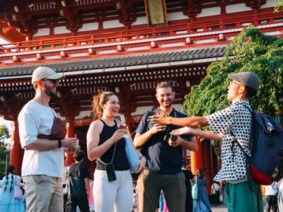 Asakusa Private Food Walking Tour for Family