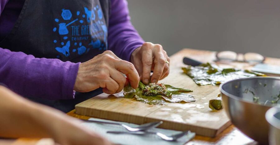 Athens: Food Market Visit and Cooking Class with Wine - Comfort, timing, and the small drawbacks