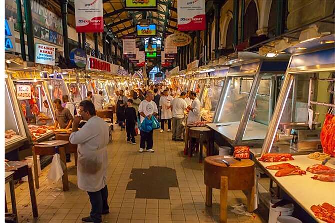 Athens Street Food Markets and Hidden Gems Experience - Inside Varvakios Central Municipal Market