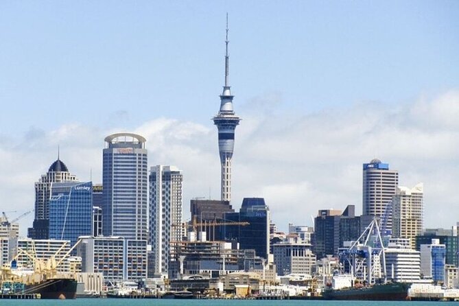 Auckland Best Street Food Tour With A Local Guide - Sky Tower and the big city view