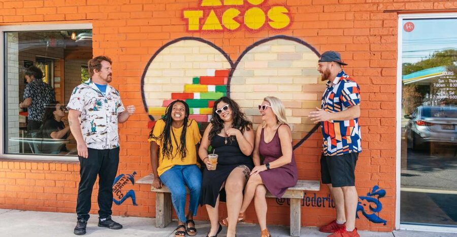 Austin: Breakfast Taco Tour with Transportation - El Chilito: the first taste of the route