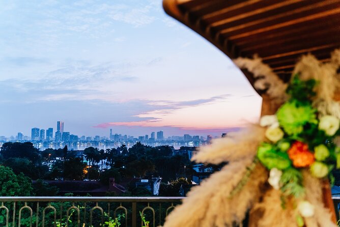 Authentic Bun Cha Hanoi making - with skyline view of Westlake - Pickup, meeting points, and timing