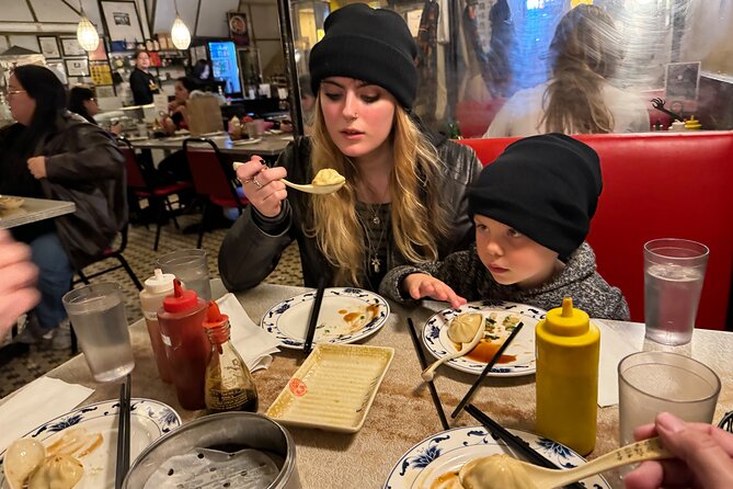 Bagels Dumplings Pizza & Tacos: A Downtown Food Crawl - Chinatown dumplings eaten on the street