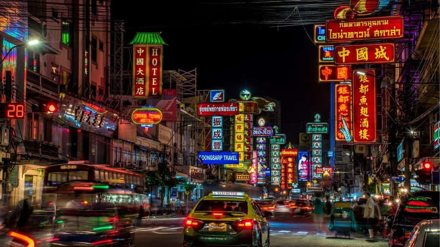 Bangkok: Lebua Sky Bar & China Town Street Food by Tuk Tuk - The Grand Palace, Wat Phra Kaew, and Ratchadamnoen Klang Road