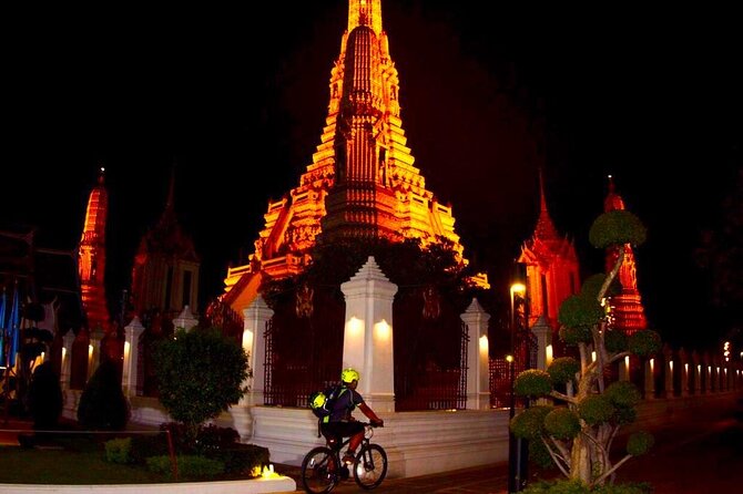Bangkok Night Bike Tour -Hotel-pickup & Dinner - Why Bangkok is better by bicycle after sunset