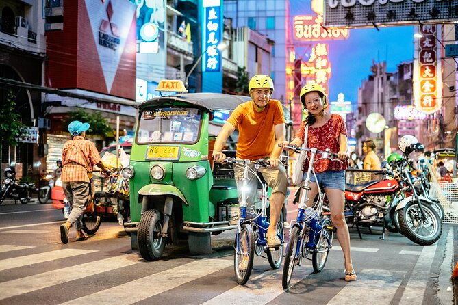 Bangkok Night Bike Tour -Hotel-pickup & Dinner - Dinner, rooftop views, and the final stretch