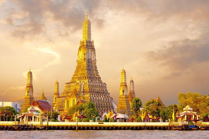 Bangkok’s Three Iconic Temples: Wat Traimit, Wat Pho & Wat Arun - Wat Arun beside the Chao Phraya