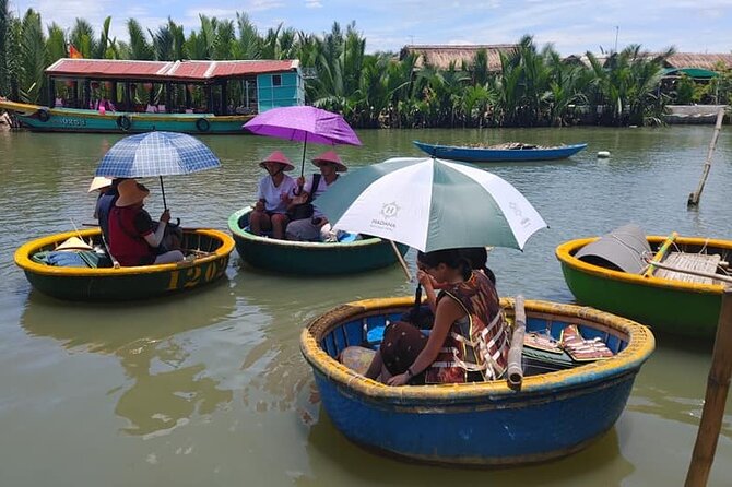 Basket Boat ride to Coconut Jungle &Hoi An city Tour,Night Market - Hoi An’s old town in about 1 hour and 40 minutes