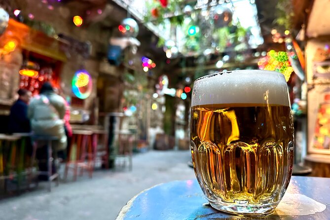Budapest Ruin Bars Evening Walking Tour with Drinks & Street Food - The walk through District VII and its street art