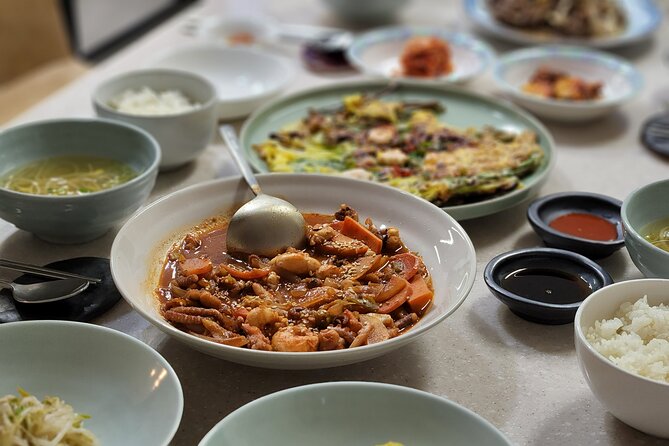 Busan Local Food Cooking Class with Market Tour - Cooking several Korean dishes with fresh Busan seafood