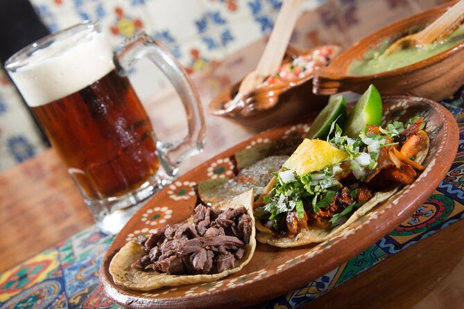 Cancun Taco & Beer Fiesta: Authentic Mexican Tasting Experience - Pickup, meeting point, and evening timing