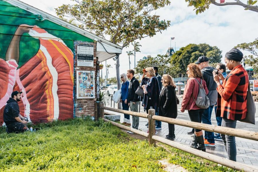 Carlsbad Village: 3-Hour Local Food Tour - Local stories and the street art break