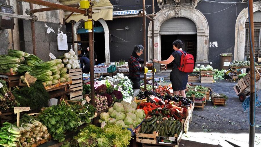 Catania Street Food Tour - The City market leads to a glass of seltz