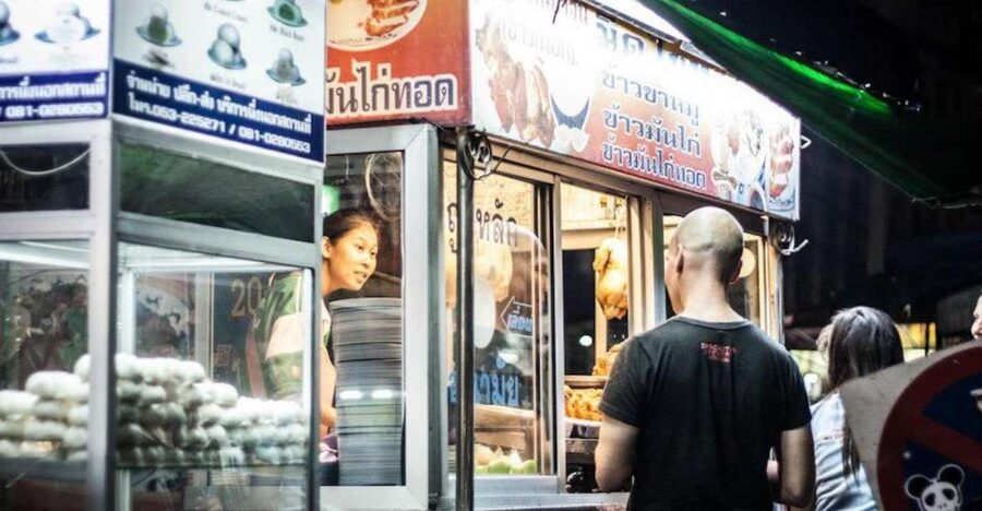 Chiang Mai: Evening Local Street Food Market Tour - Coconut dumplings and the dessert finish