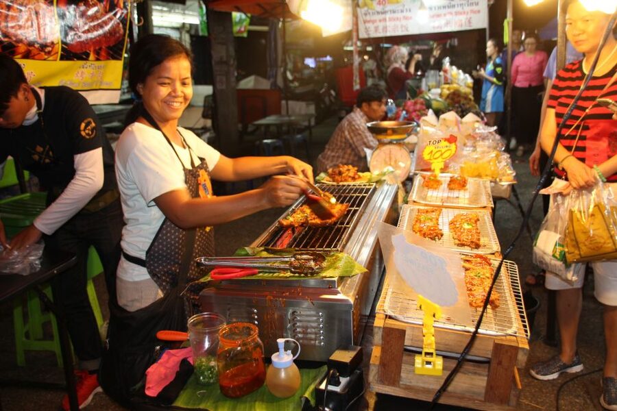 Chiang Mai: Evening Local Street Food Market Tour - Hotel pickup sets the evening in motion