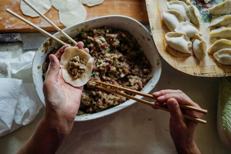Chinese Dumplings Cooking Class in NYC – Fun & Delicious! - Making dumplings instead of just ordering them