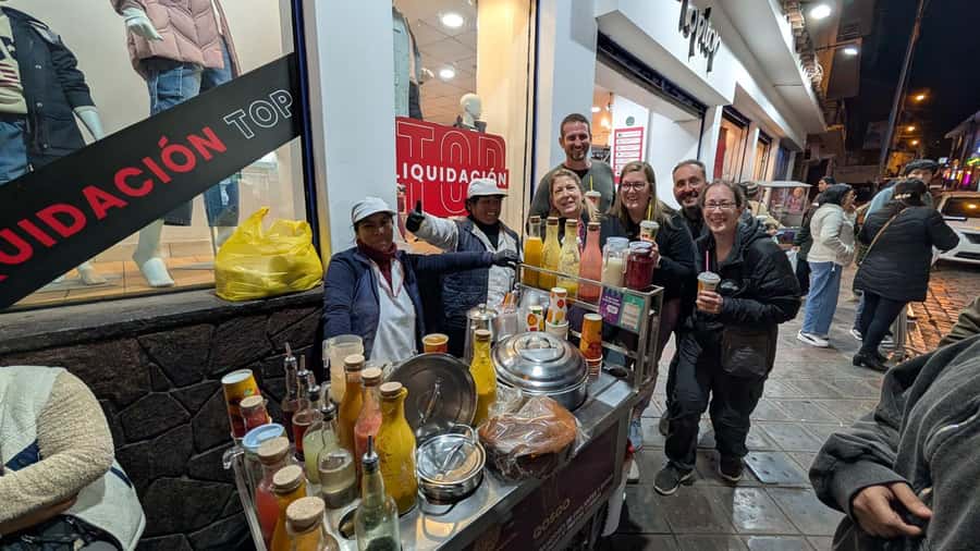 Cusco street food tour - Emolientes: a warm start to the food walk