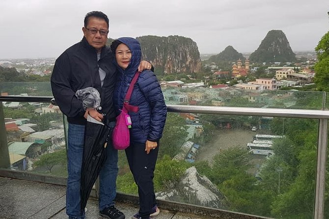 Da Nang ByNight with Marble Mountain,Monkey Mountain,Dragon Bridge,Night Market - Marble Mountains at the golden hour