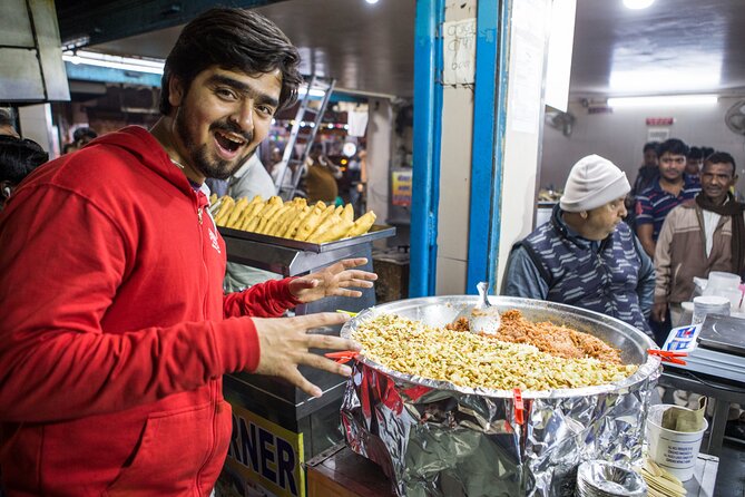 Delhi Food Walk: Rickshaw Ride, Street Eats & Market Tour - Indian shawarma and a lemon-based fruit beer