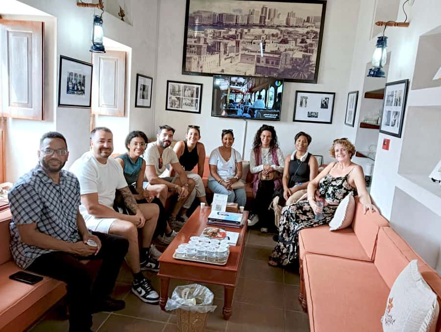 Dubai: Discover Dubai Old Town, Souks, Museum & Street Food - Crossing the creek by traditional abra