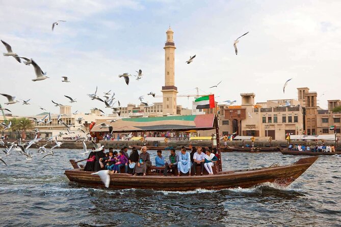 Dubai Old Town, Culture, History, Street food and Souks Tour - Crossing Dubai Creek by abra