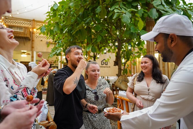 Dubai: Old Town, Souks, Street Food, Guided Tour & Abra Ride - Starting with coffee at Al Khayma Heritage Restaurant