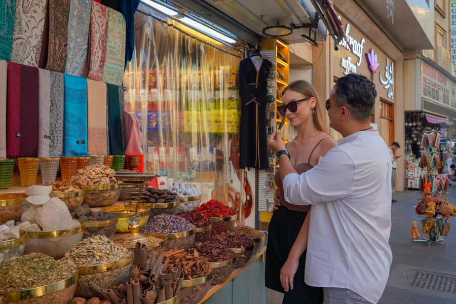 Dubai Private Top Attractions, Premium Vehicle & Street Food - Crossing Dubai Creek by abra