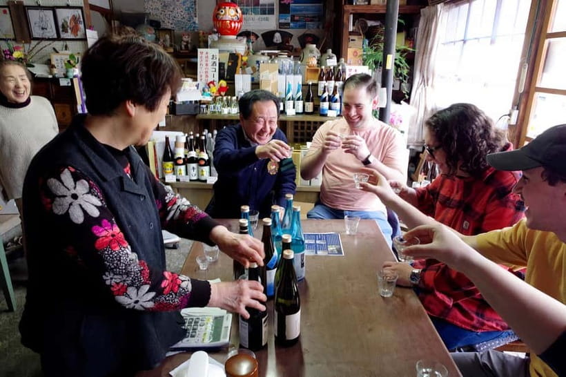 Explore Matsumoto: Castle, Sake & Taste of Local Life - A sake tasting at a long-running local brewery