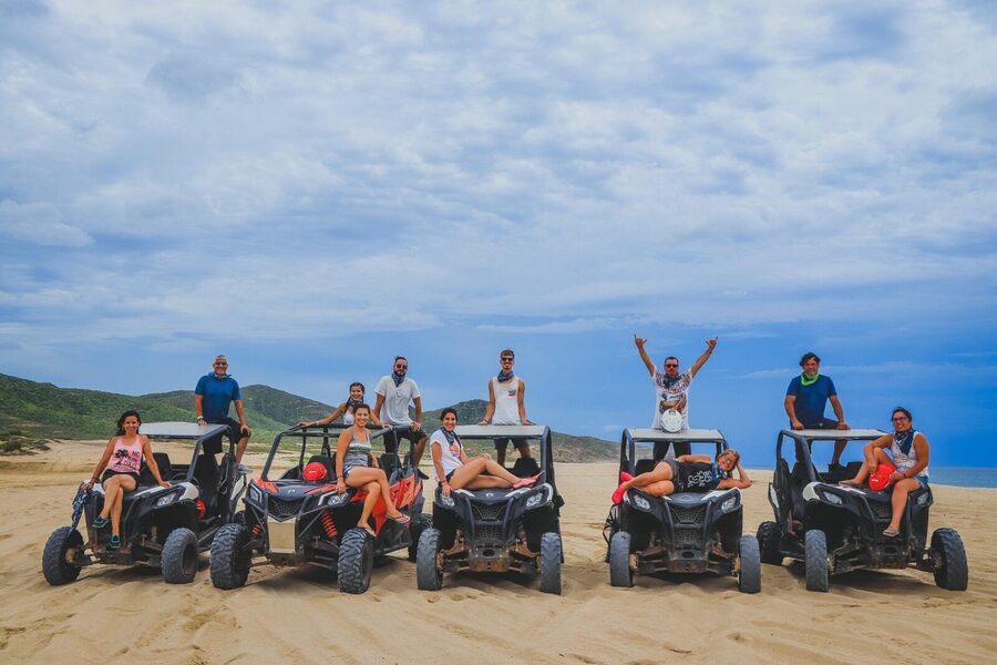 Extreme Razor Dune adventure and Tacos in Cabo San Lucas - Taco buffet and the practical side of lunch