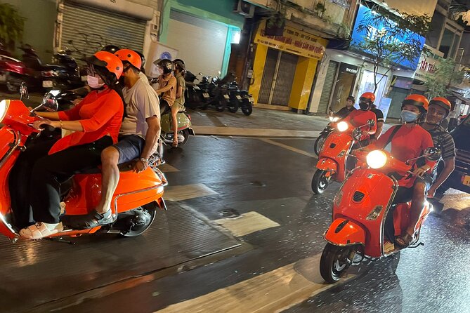 Female Riders Vespa Night Street Food + Train Street food 4 Hours - Why a Vespa is the right way to see Hanoi at night