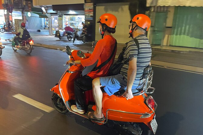 Female Riders Vespa Night Street Food + Train Street food 4 Hours - Hồ Truc Bạch and four versions of pho