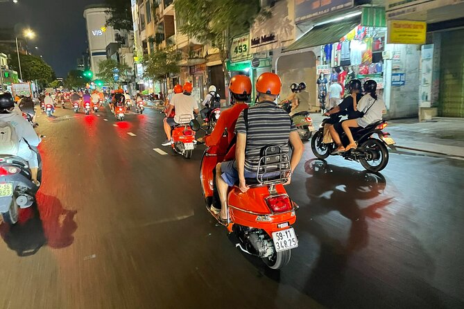 Female Riders Vespa Night Street Food + Train Street food 4 Hours - What the $59 price really covers