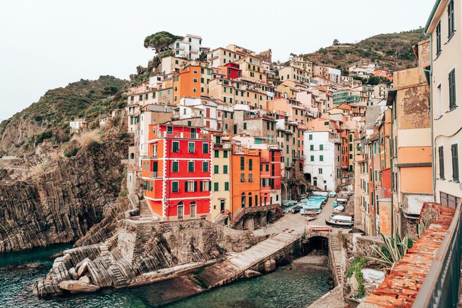 Florence: Day Trip to Cinque Terre with Optional Street Food - Riomaggiore and the first look at village life