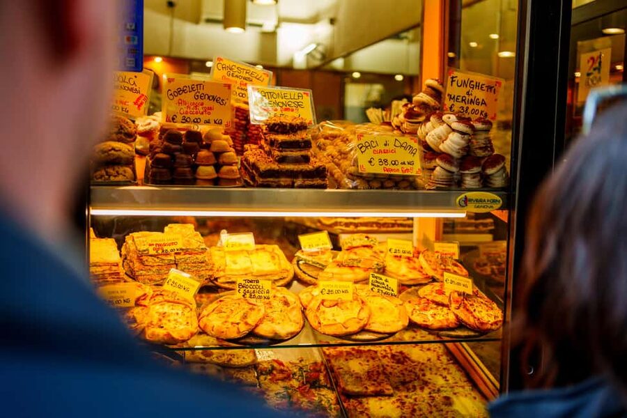 Genoa Street Food Tour with a Local - First bites: fried squid and local snacks