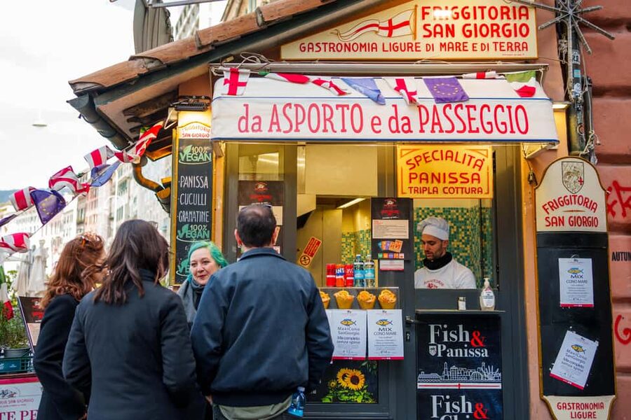Genoa Street Food Tour with a Local - Meeting the guide at the Neptune Galleon