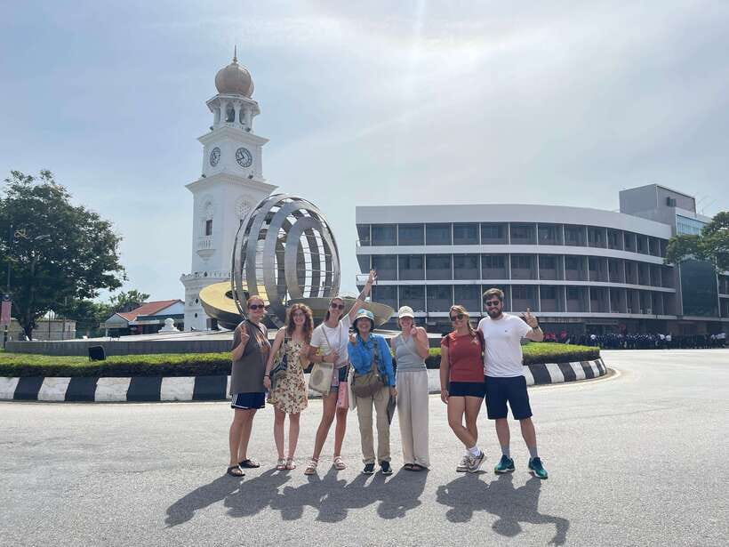 George Town: Heritage Walking Tour with Street Food Tasting - The Queen Victoria clock tower and the Esplanade