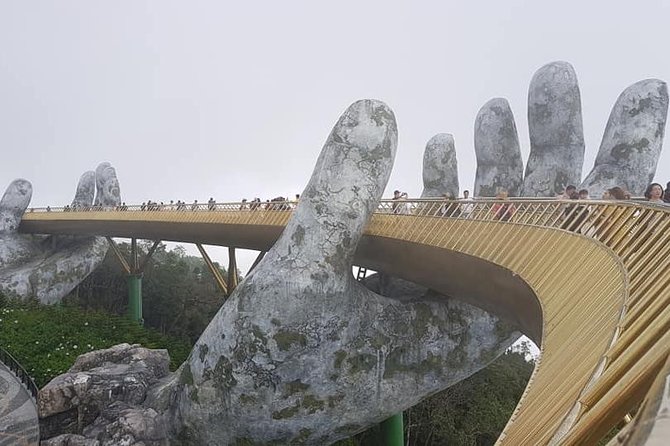Golden Bridge & Hoi An City Tour with RiverBoat Ride-Night Market - Riding the cable car to Ba Na Hills