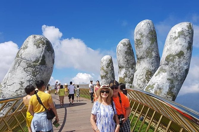 Golden Bridge-Marble Mountain-Hoi An City -Boat Ride-Night Market - Why Ba Na Hills is the day’s main event