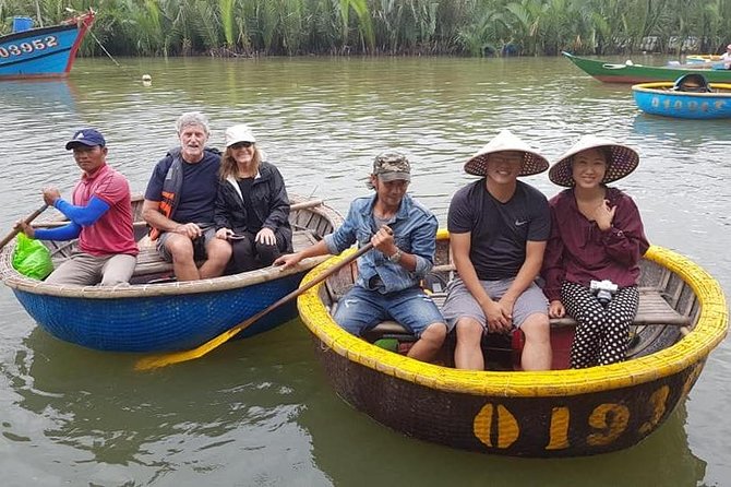 Guided Tour to Coconut Village,Basket Boat ride,Hoi An Walking Tour,Night Market - Hoi An old town between the afternoon and evening