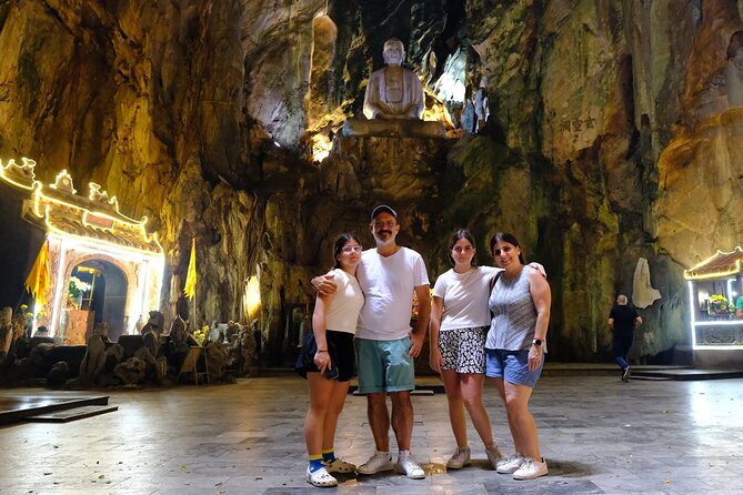 Guided Tour to Marble Mountain &HoiAn City-BoatRide-Night Market - Marble Mountains: caves, shrines, and a wide view