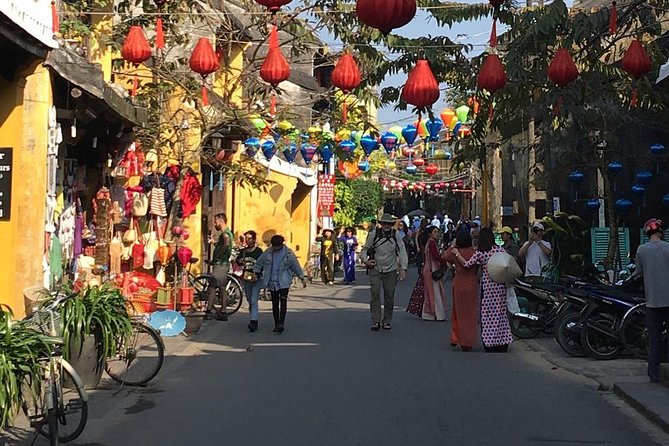 Guided Tour to Marble Mountains & Hoi An Walking Tour , Night Market, Boat Ride - The Japanese Covered Bridge and the old town after dark