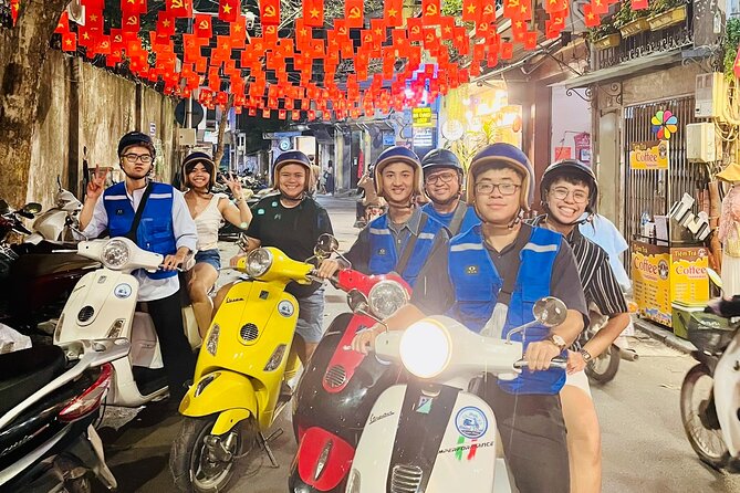 Hanoi After Dark Vespa Tour (4 hours): Street Food & Night Vibes - Hoan Kiem and the Old Quarter at 6:00 PM