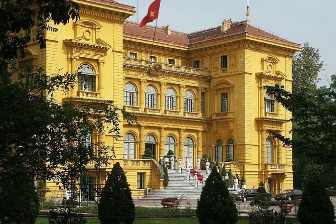 Hanoi City Street Food Night Tour by Motorscooter - Hanoi Opera House in a short evening route