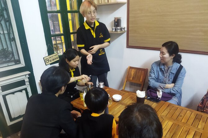 Hanoi Egg Coffee Class and Street Food Walking Tour - Who should book this Hanoi experience