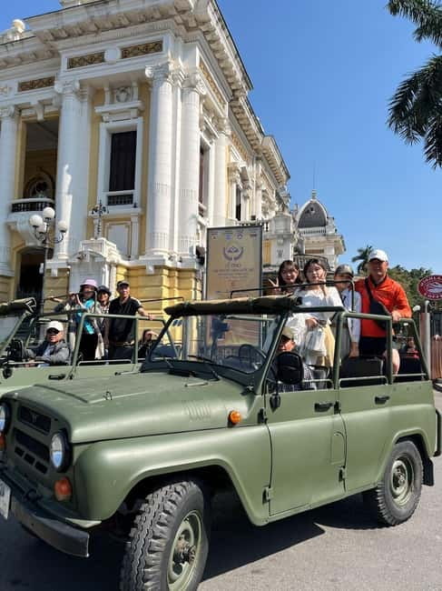 Hanoi: Half‑Day Jeep City Tour, Landmarks & Local Food - Old Quarter traffic, views, and open-air riding
